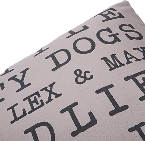 Funda Lex & Max Cover Rectangular Text Urban Arena 100x70 cm para cama de perro 3