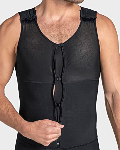 Leo Full Shaper Compression Tummy Control Bodysuit -Post Surgical Shapewear for Men3
