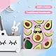 12er-Pack Leinwandmalerei-Kit, vorgezeichnete Leinwand zum Malen, 7,9 x 7,9 Leinwände mit Obst- und Landschaftsmotiven, vorbedruckte Leinwände für Kinder, vorgespannte Malplatten