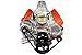 ICT Billet 5.3L 6.0L LS Truck Alternator Relocation Bracket LSX LS3 (uses LS1 or LS3 water pump) 551587-3