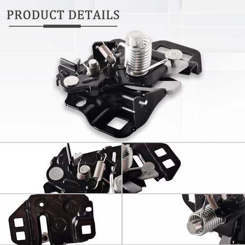 Image of Front Right Hood Latch Assembly Compatible with Ford Fusion 2013-2020 Replaces DS7Z-16700-C DS7Z16700C