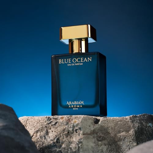 Image of Arabian Aroma Blue Ocean & Old Money Perfume for Men | Eau De Parfum | Long Lasting Fragrance | 50ml Each (Pack of 2)