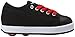 HEELYS Fresh 770494 - Zapatos dos ruedas para niños, Black/Red, 36.5 EU