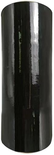 JA PACKING Rollo de envoltura de paleta móvil de 12 pulgadas, color negro, 1000 pies, adherencia duradera para embalaje, muebles de embalaje en