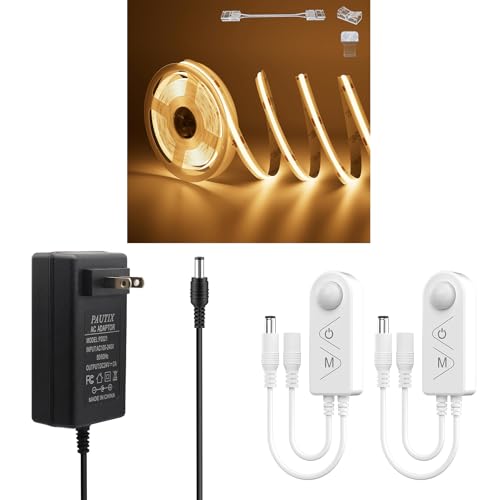 Tira LED COB PAUTIX 6.1m Luz Blanco cálido 2700K miniatura 1