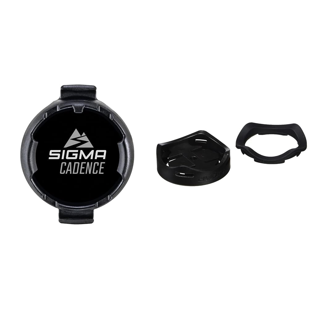 Sigma Elektro Sigma Elektro Unisex – Erwachsene Duo Magnetless Trittfrequenzsender, Mehrfarbig, Einheitsgröße & Zubehör, GPS Halterung