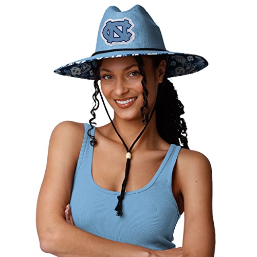 Image of FOCO North Carolina Tar Heels NCAA Team Color Straw Hat