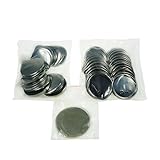 Sunshine 75mm Blank Badges & Buttons Parts for Badge & Button Making Machine (Holland-Pin Metal-Back 50sets)