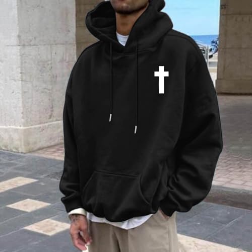 God Loves You Hoodies For Men Christian Faith Jesus Faith Oversized Hooded Sweatshirts Fashion Tunic Pullover Hoodie3