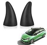 Arwrilt 2 PCS Car 3D Devil Horns Sticker, 4.45' x 2.76' Halloween Roof Bumper Decoration, Devil Bull Horns for Car Roof Modified, Universal for Cars Trucks Helmet Motorcycle (Black)