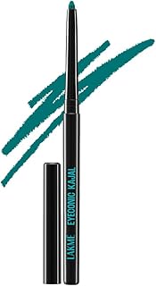 Lakmé Eyeconic Kajal, Turquoise, Water Proof, Smudge Proof, Lasts Upto 22 Hrs, 0.35 g