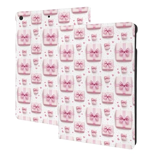 Protection iPad 9e génération style folio rose pour éviter les rayures d'écran