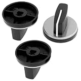 Ruilogod Ersatz-Kochfeld Ofen Brenner Bereich Knob Griff Grip 3 Stk