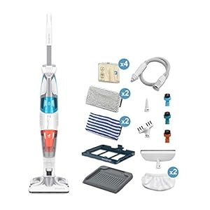 Rowenta Clean & Steam Multi Dampfstaubsauger RY8544 | Gleichzeitig saugen und wischen | Abnehmbares Handteil mit vielen…