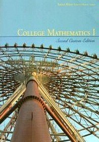 Paperback College Mathematics 1: Second Custom Edition (Taken From Algebra and Trigonometry) Book