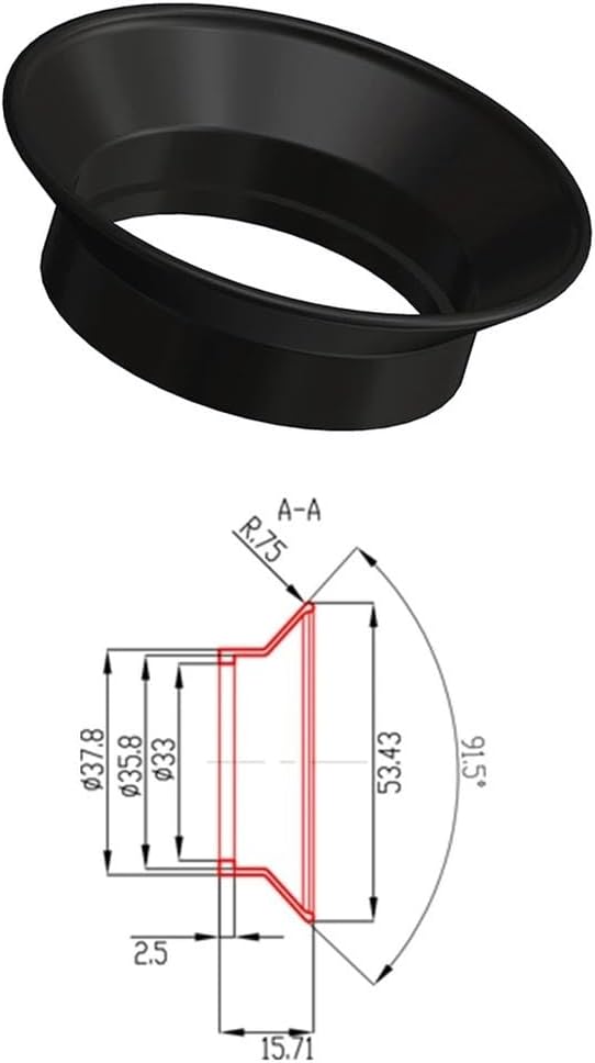 Lab Microscope Parts Eyepiece Eye Cups 33-38mm Rubber Eye Cup Eyepiece Cover Guards(L16)