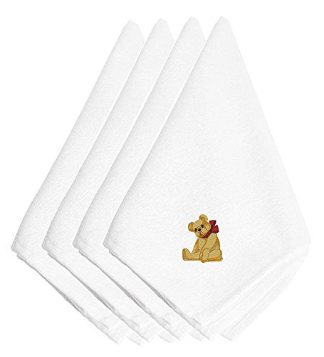 Servilletas bordadas cuadradas 20 pulgadas pack x4 miniatura 1