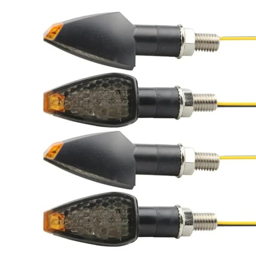 Clignotant pour moto 4 pièces indicateurs LED coulant 12V 3500K
