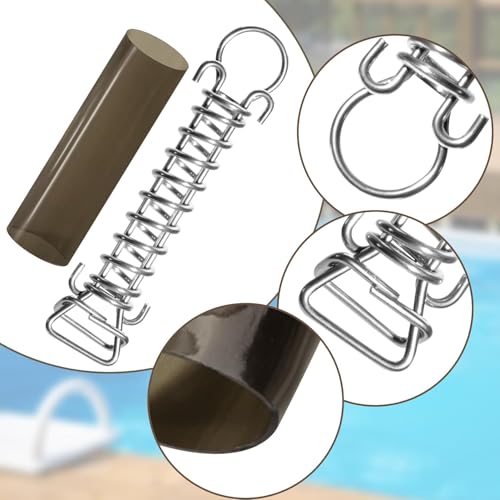 Resorte para cubierta de piscina de acero inoxidable con vinilo protector miniatura 4