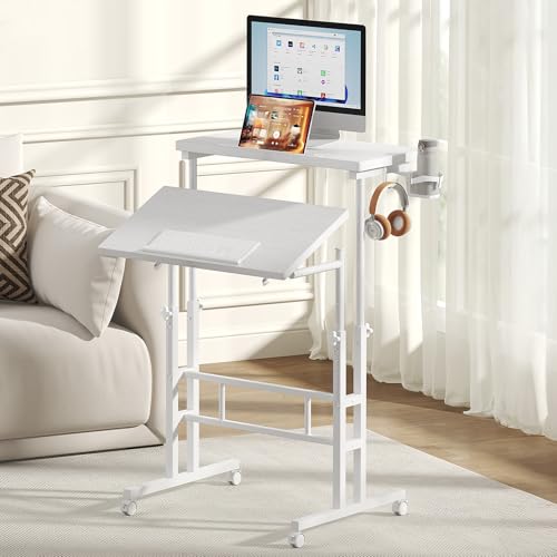 DUMOS Split Top Rolling Standing Desk