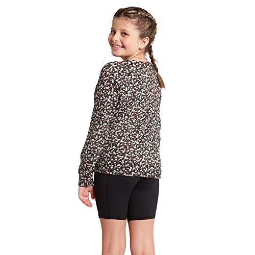 Volcom Girls' Over N Out Sweater, Black Combo, Large2