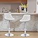 WOLTU BH23ws-2 Taburete de Bar, Buena Acolchada, Piel sintética, Altura Regulable, Giratorio,...