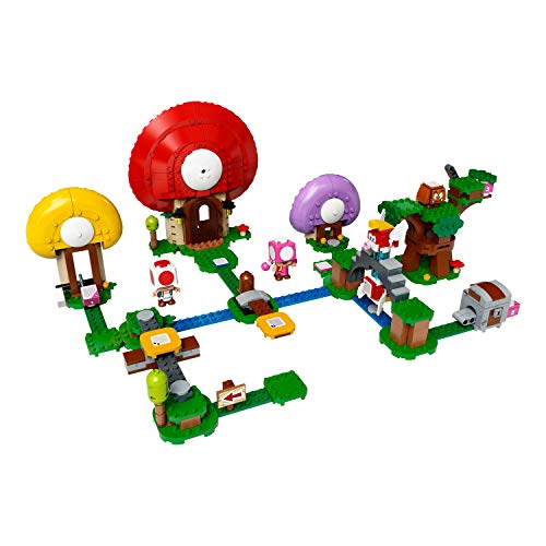 LEGO Super Mario Toadâ€™s Treasure Hunt Expansion Set 71368 Building Kit; Toy for Kids to Boost Their Super Mario Adventures with Mario Starter Course (71360) Playset (464 Pieces)