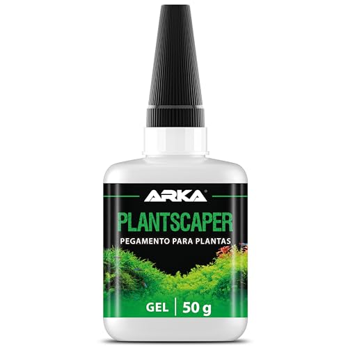 Pegamento plantas acuario – ARKA Plantscaper 50 g gel – fija musgo, plantas y decoración en segundos – no gotea y es preciso – seguro para gambas y peces – ideal para raíces, rocas y aquascaping