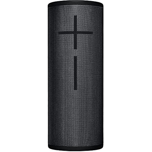 Ultimate Ears MEGABOOM 3 Portable Wireless Bluetooth Speaker (Powerful Sound + Thundering Bass, Bluetooth, Magic Button, Waterproof, Battery 20 Hours) - Night Black, Large