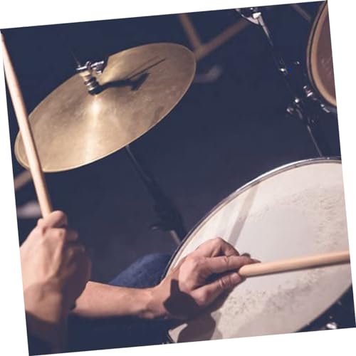 1 set de baquetas de arce y cepillos de alambre para batería, ligeros y portátiles, para niños, niñas y adultos, para música jazz y rock miniatura 4