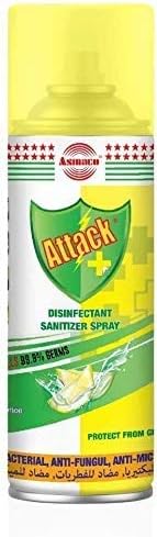 ASMACO DISINFECTANT SPRAY 400ML LEMON