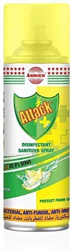 ASMACO DISINFECTANT SPRAY 400ML LEMON