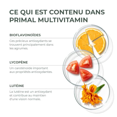 Complexe multivitaminé de Primal Harvest - Complément alimentaire quotidien à base de biotine, de zinc et de vitamines, à dosage élevé, pour hommes et femmes, 30 capsules – Image 6