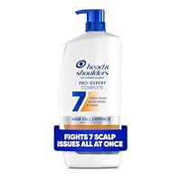 Head & Shoulders Anti-Dandruff Shampoo Pro-Expert 7 Hair Fall Defense with Caffeine 800ml Pump. Clinically Proven to Improve Hair Retention, packaging may vary