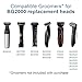 BG5000 Replacement Heads for Philips Norelco Bodygroom Trimmer Foil, Compatible With Philips Norelco BG2000 Replacement Heads, Baldes for BG2000/40 Shaver, 3 Pack