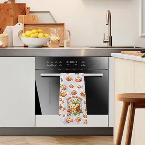 Torchon de cuisine pour lasagnes et pâtes repas italien convivial - 7
