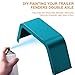 2 Pack Trailer Fenders Single Axle Fit 14