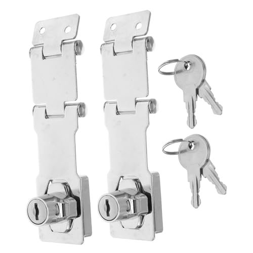 TOVINANNA 2 セット通用ロック具 キー付き 引き出しロック 耐久性のある 多用途 木製キャビネット対応 簡単取付け 書類保護用 オフィステーブル引