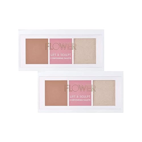 FLOWER Beauty Paleta de contorno Lift & Sculpt - Medio a profundo (paquete de 2)