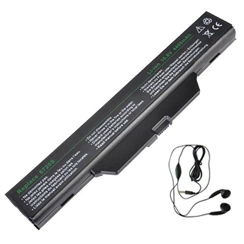 6600 mAh, 10.8 Volts & 9 Cell Amsahr 6720 – 05 6 cell 4400 mAh batteria di ricambio per HP 6720, 6720s, 6720s/ct, 6730s, 6730s/ct, 6735s