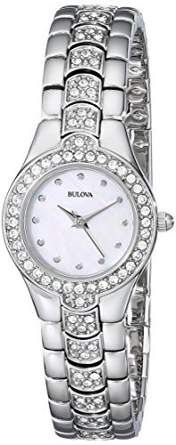 �u���[�o Bulova Women's �E�B�����Y ���f�B�[�X �����p 96T14 Crystal Watch ���v �r���v [���s�A���i]
