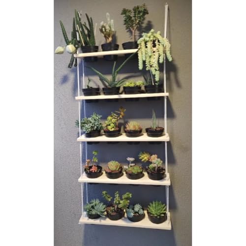 Floreira Vertical em Madeira Pinus, 5 Tábuas, 60 cm x 15 cm, para...