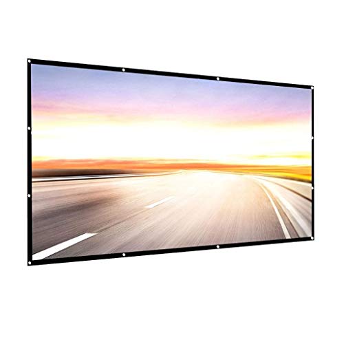 Image of MVUYO Projector Screen 150 inch 16:9 Foldable Anti-Crease Portable Projection Movies 1080P Full High Definition