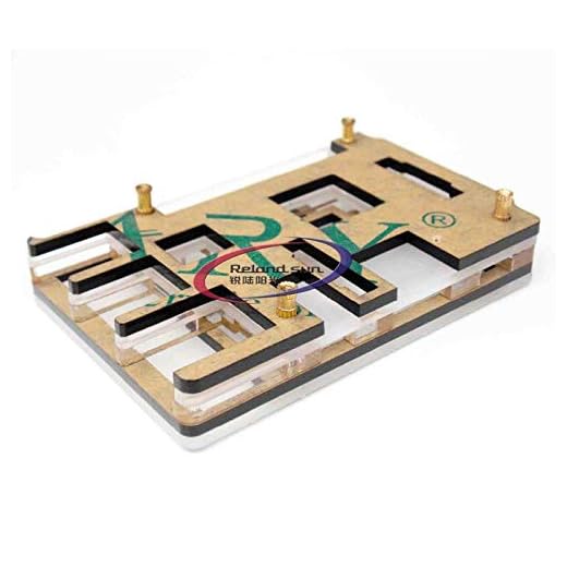 Reland Sun Raspberry Pi 3 Modello B Nero Caso Della Copertura Shell Box Trasparente Doppio Colore Per Raspberry Pi 2