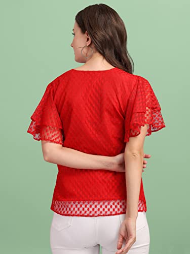 Image of Wedani Women's Solid Regular Fit Blouse