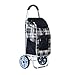 Produktbild Life HS Große Einkaufswagen Steigt Die Treppe Hinauf, Verstärkter Aluminium-Legierung Folding Beweglicher Trolley Car Wasserdicht 2 Räder,Schwarz