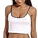 Produktbild Damen Tank Top Crop Tops Bandeau Bustier Zero Feel Oberteile Sport BH Starker Halt Große Größe Gepolstert Fitness Lauf Jogging Yoga Bra Modern Bralette Bügellos und Bequemer Oberteil Schwarz