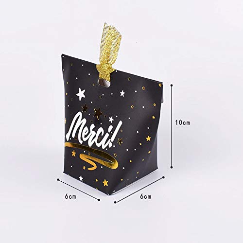 10/50/100 Pezzi 6x6x10 cm Scatole Decorative per Feste di Natale, Scatole Versatili per Caramelle, Scatole per Bomboniere per Feste Festive