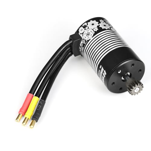 Hosim 3660 3100KV Brushless Motor 1/8 RC Car High Speed Waterproof Motor MSDJ-3660/X25-DJ36 for X27, Most of 1:8 Scale RC Truck Update Parts