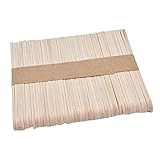 Yctze 50pcs Birch Candle Wick Holder - Wiederverwendbares Holzwachs -Kern Zentriergerät für Einfache Kerzenherstellung, Umweltfreundliches Zubehör für Kerzenproduktion (114 * 10 mm Einzelloch)